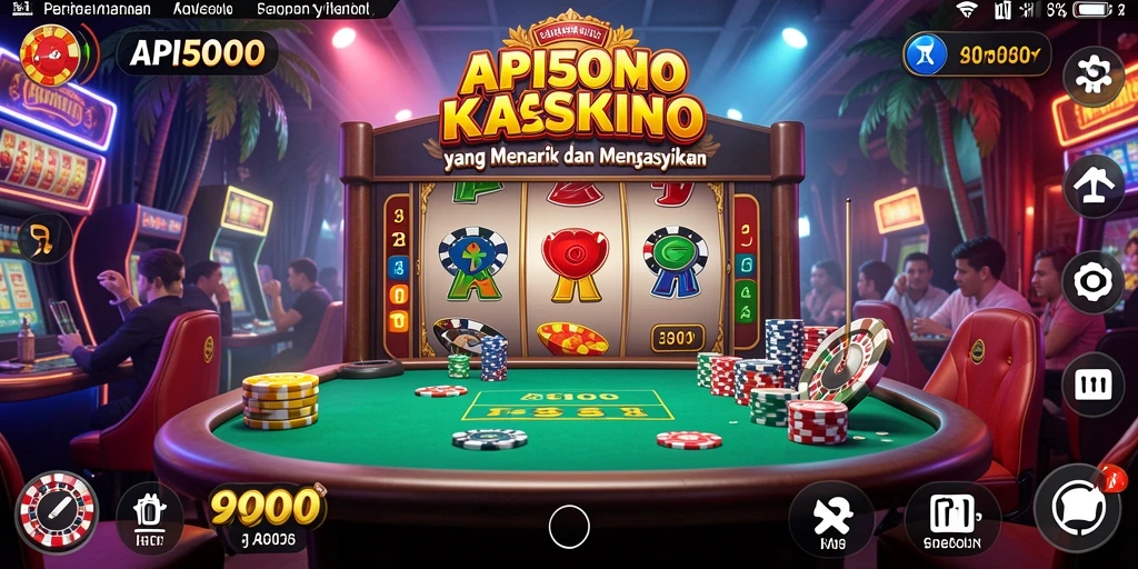 Tampilan gameplay menarik dari API5000 dengan elemen Kasino yang dinamis.