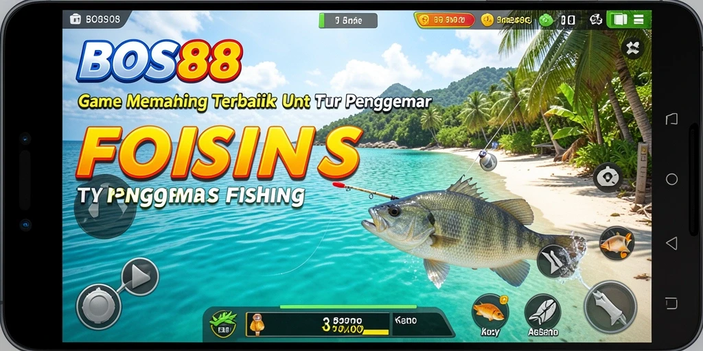 Gameplay seru BOS88 dengan berbagai lokasi memancing yang menarik.