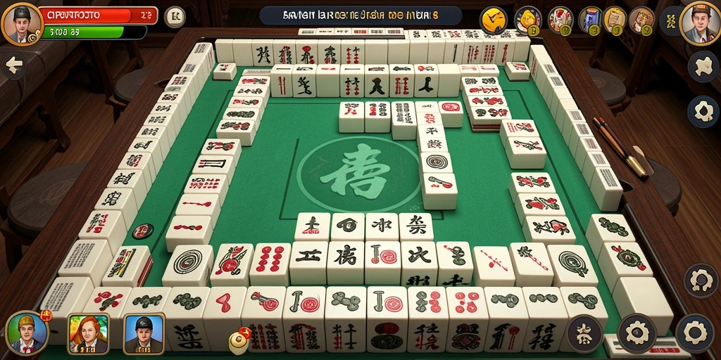 Tampilan gameplay seru di CIPUTRATOTO dengan momen Mahjong yang mendebarkan.