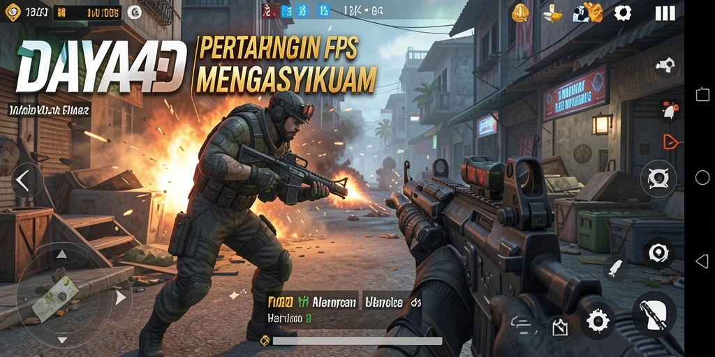 Gameplay seru di <strong>DAYA4D</strong> dengan aksi tembak-menembak yang intens.