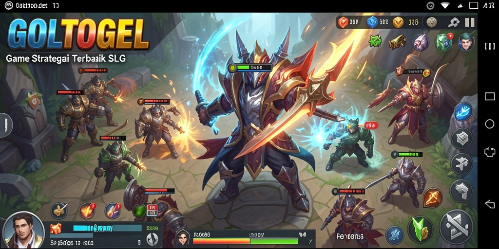 Tampilan gameplay GOLTOGEL yang menegangkan dan strategis.