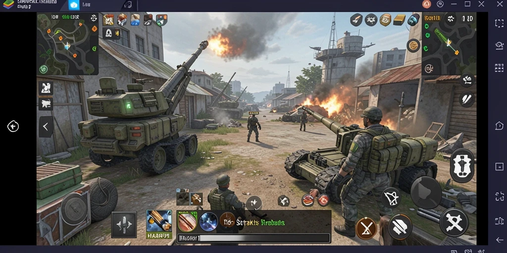 Screenshot gameplay HARAPJP menampilkan aksi strategis yang intens.