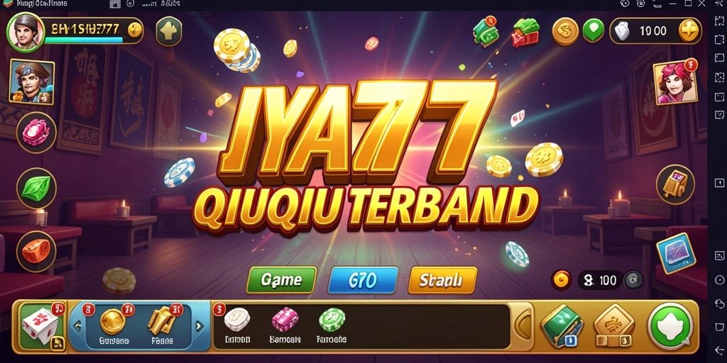 Tangkapan layar gameplay QiuQiu yang seru di IYA777.