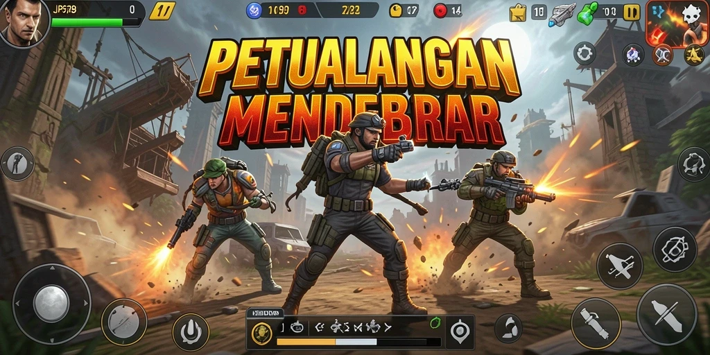 Tampilan gameplay mendebarkan dari JP6789 dengan aksi seru.