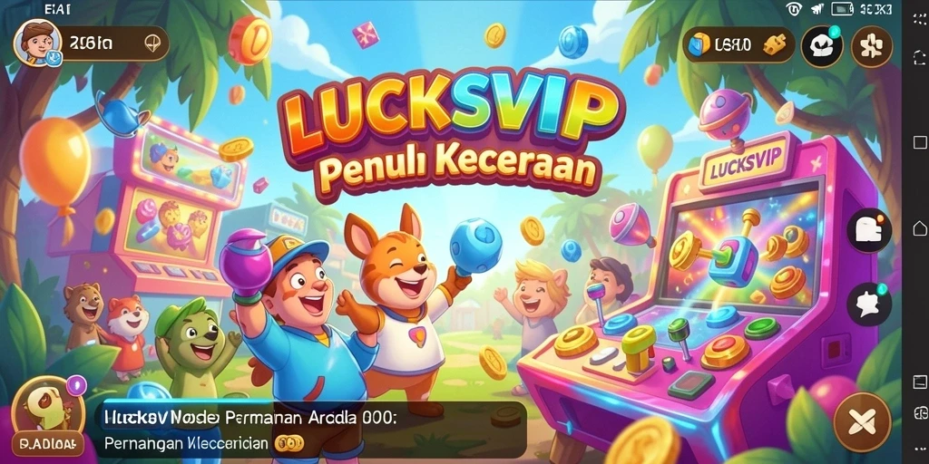 Tampilan gameplay LUCKSVIP yang menarik dan penuh warna.