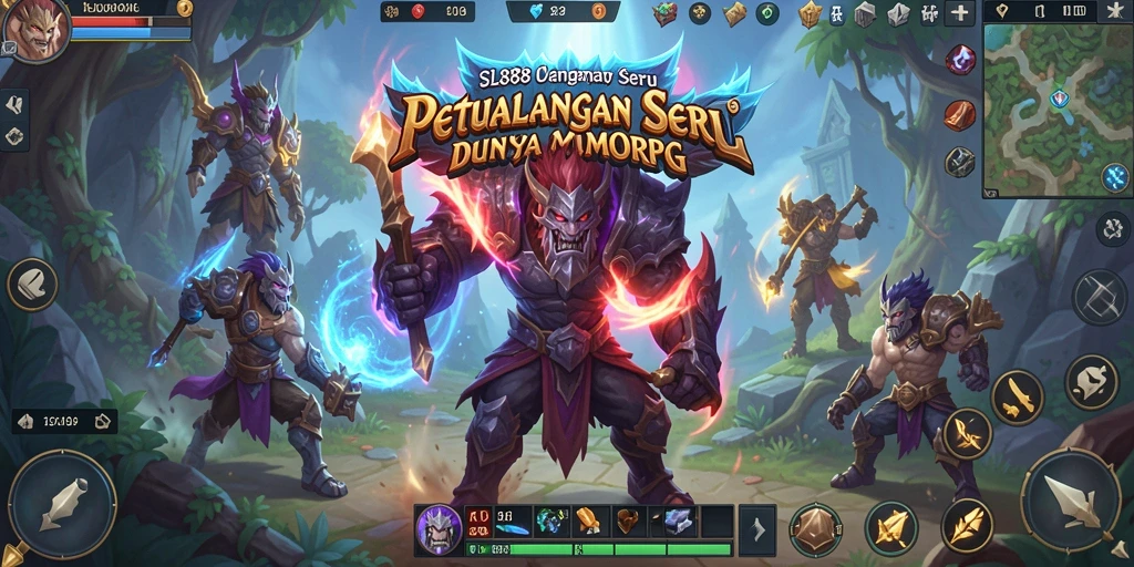 Tampilan gameplay menarik di SL888 dengan pengalaman MMORPG yang mendalam.