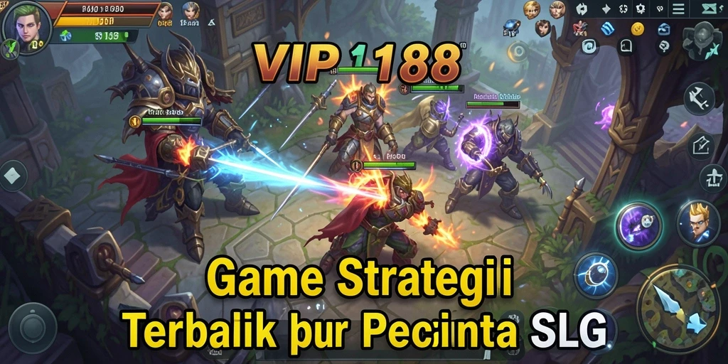 Tampilan gameplay VIP188 yang menegangkan dan strategis di layar utama.