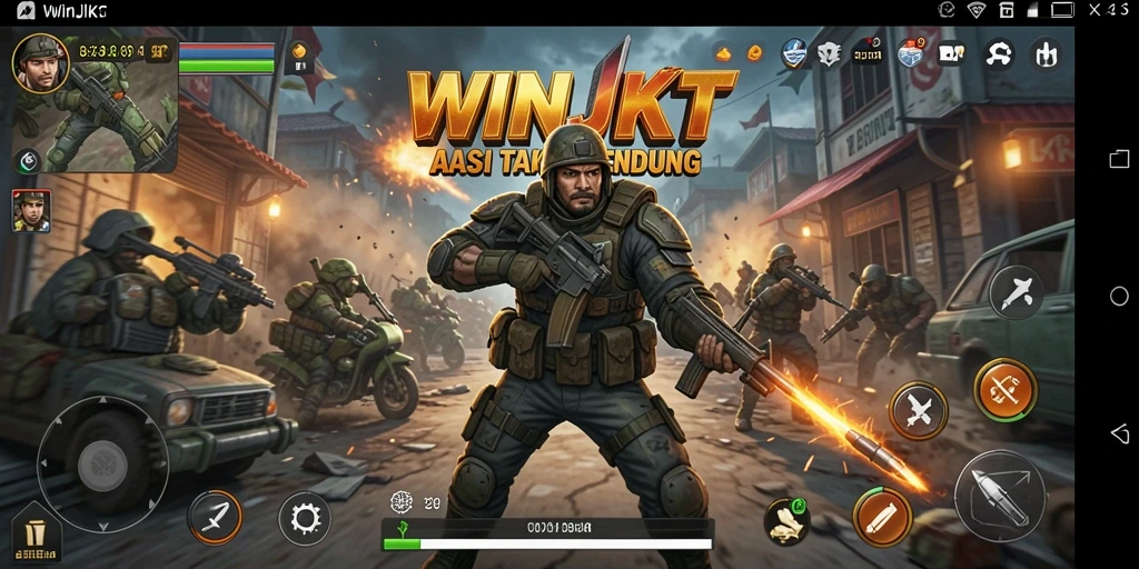 Gameplay mendebarkan dari WINJKT dengan aksi penuh adrenalin.